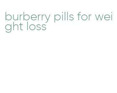 burberry for weight loss